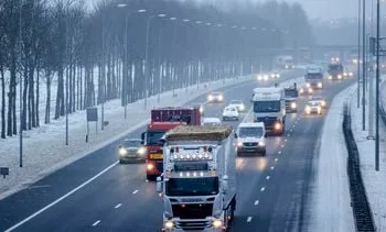 wegen dicht en rijstroken afgesloten