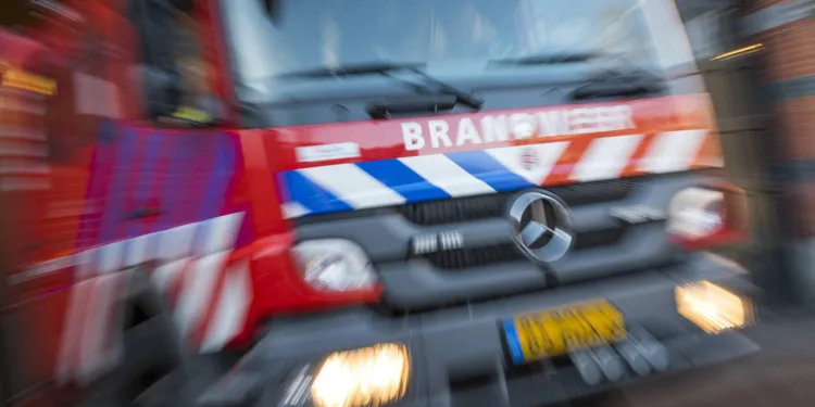 Brand in toren Vondelkerk in Amsterdam