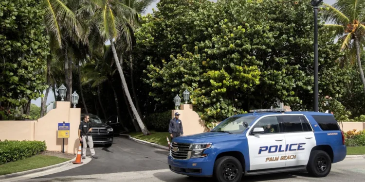 Man doodgeschoten die Mar-a-Lago wilde binnendringen