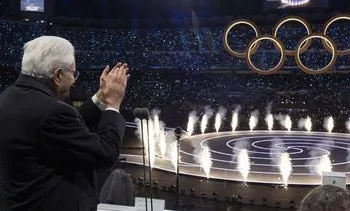 President Mattarella van Italië opent 25e editie Winterspelen
