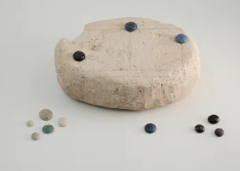 Stone is Roman gameboard and AI has worked out the rules