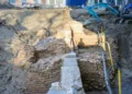 Archaelogists find foundations of gate to power at Binnenhof