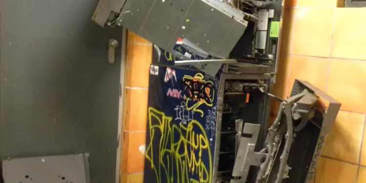 Two cashpoints blown up near Amsterdam, two suspects arrested