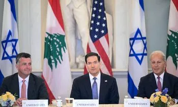 Israël en Libanon houden zeldzaam direct overleg in VS