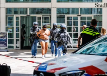 Man aangehouden om verdachte situatie stadhuis Den Haag, droeg alleen een onderbroek