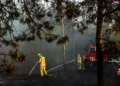 Na dagen blussen het sein brand meester gegeven bij brand Weert