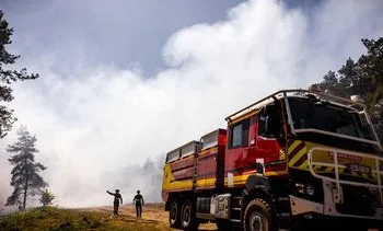 Inzet van Franse, Duitse en Belgische brandweer niet meer nodig